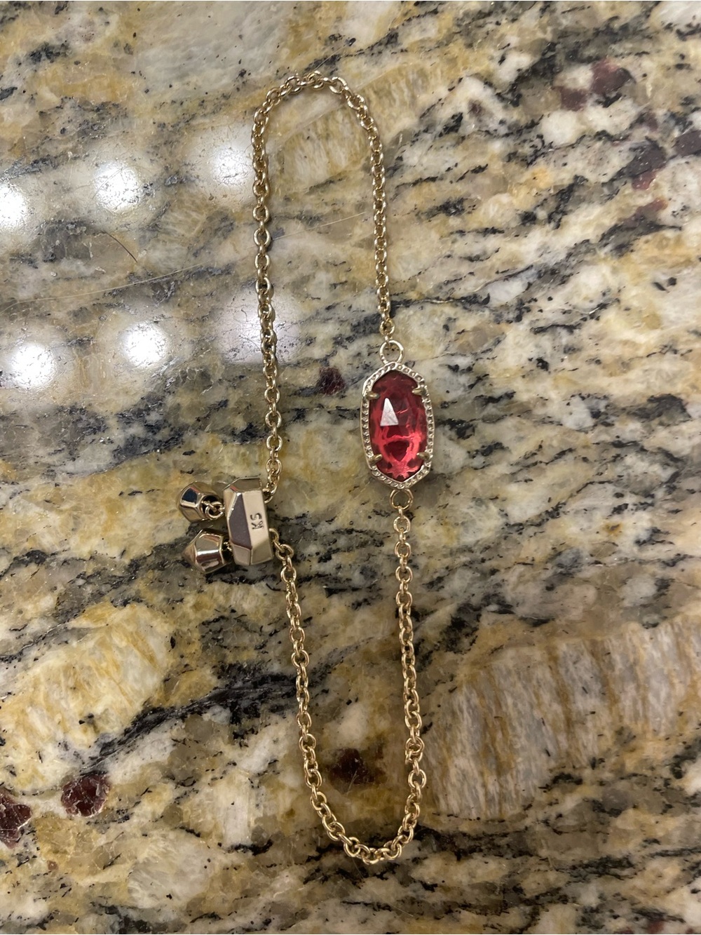 Kendra Scott Red/Gold Bracelet